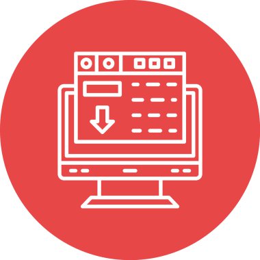 vektör izleyici simgesi illüstrasyonu