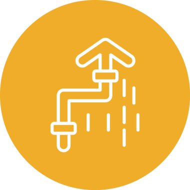 Bir rüzgar simgesinin vektör illüstrasyonu