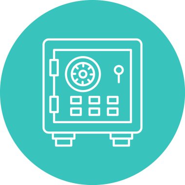 Bir radyo simgesinin vektör illüstrasyonu