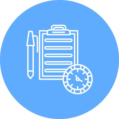 vektör Takvimi Simgesi illüstrasyonu