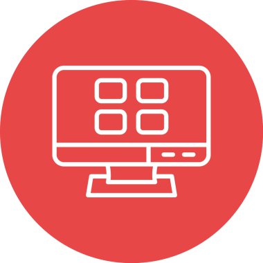 vektör izleyici web simgesi basit illüstrasyon