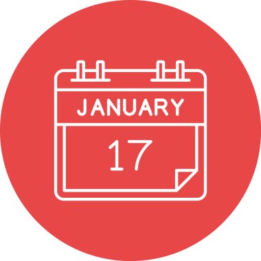 Takvim simgesinin vektör illüstrasyonu