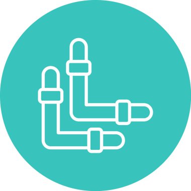 Modern bir simgenin vektör illüstrasyonu