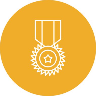 ödül rozeti simgesi, modern tasarım illüstrasyonu