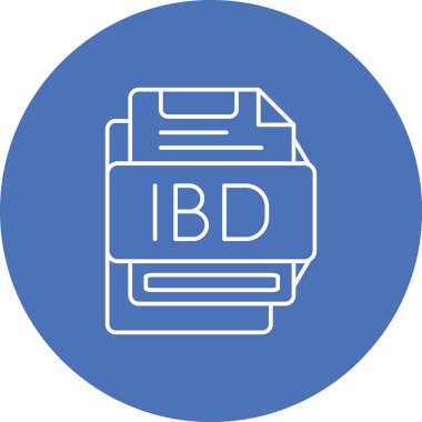 Dosya biçim simgesinin vektör illüstrasyonu