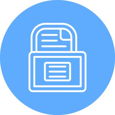 Belge simgesinin vektör illüstrasyonu