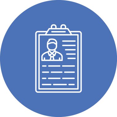 Belge simgesinin vektör illüstrasyonu