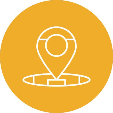 Harita işaretleyici vektör simgesi