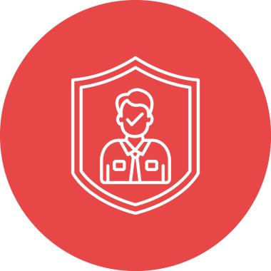 İnsan simgesinin vektör illüstrasyonu