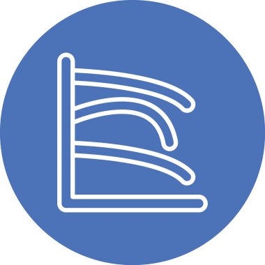 Modern b 'nin vektör illüstrasyonu eksik simgesi