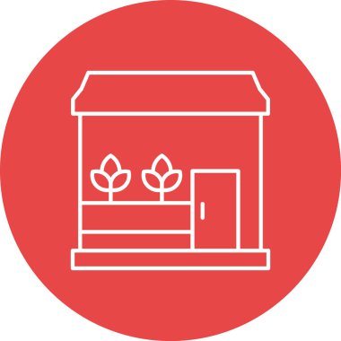 Bir bitkinin vektör illüstrasyonu