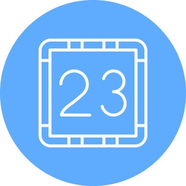 Takvim simgesi, vektör illüstrasyonu basit tasarım