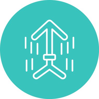 Tek bir simgenin vektör illüstrasyonu