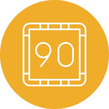 Güzel Takvim Kabartma Vektörü Simgesi