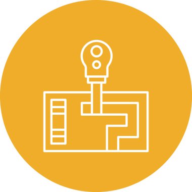 ampul simgesi vektör illüstrasyonu