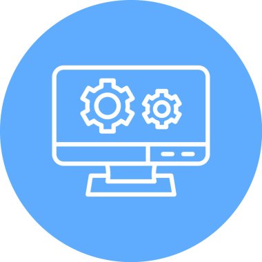 vektör dizüstü simgesi illüstrasyonu