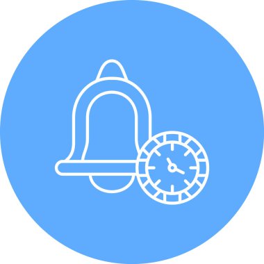 Zil. Web simgesi basit illüstrasyon