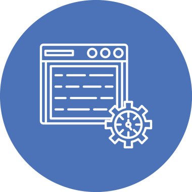 Web tasarım simgesi, vektör illüstrasyonu