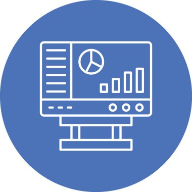 vektör lcd izleyici illüstrasyonu