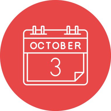 Takvim simgesinin vektör illüstrasyonu