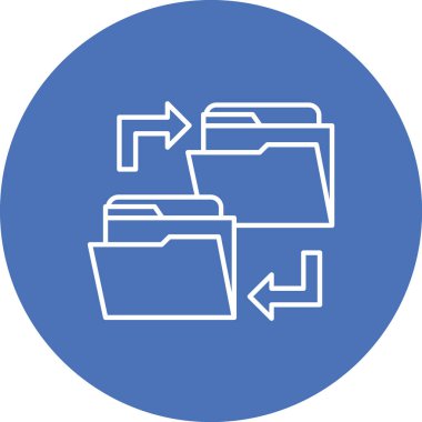 dosya dizini vektör illüstrasyonu