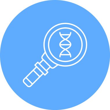 dna. Web simgesi basit illüstrasyon