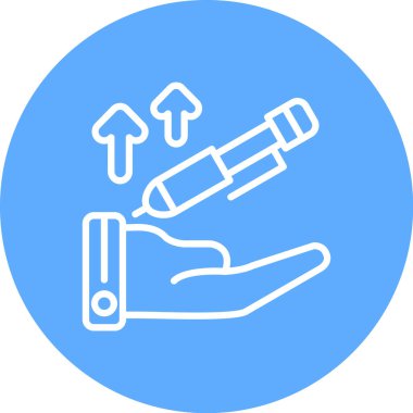 Modern simgenin vektör illüstrasyonu