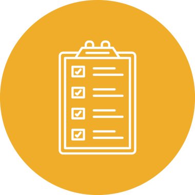 Belge simgesinin vektör illüstrasyonu