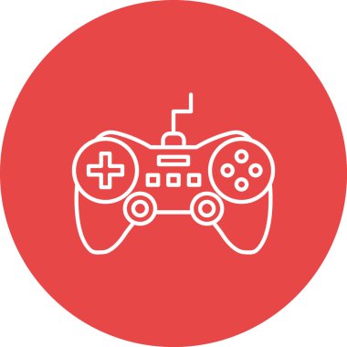 Oyun simgesinin vektör illüstrasyonu