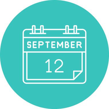 Takvim simgesi tasarımı, vektör illüstrasyonu