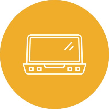 vektör dizüstü simgesi illüstrasyonu