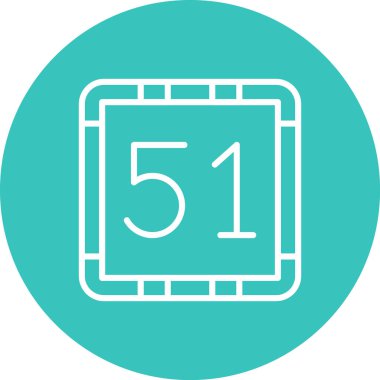 645 kabartma simgesi, vektör illüstrasyonu