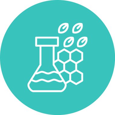 Biyolojik tehlike simgesinin vektör çizimi