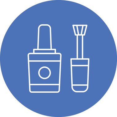 Boya fırçasının vektör illüstrasyonu