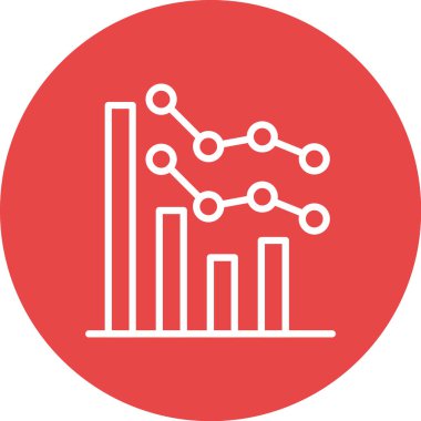 grafik ikonu vektör illüstrasyonu