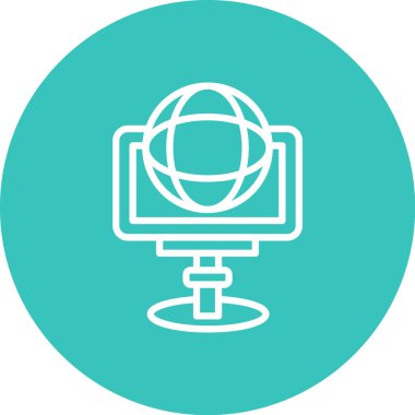 seo modern simgesinin vektör illüstrasyonu