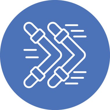 ok simgesinin vektör illüstrasyonu