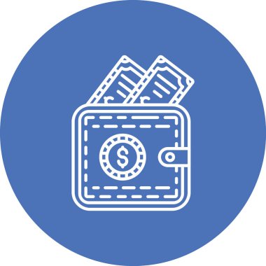 vektör para simgesi illüstrasyonu