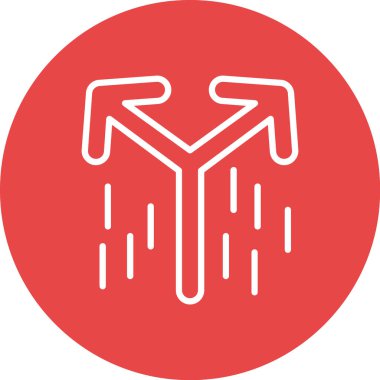 Bir ağaç simgesinin vektör illüstrasyonu