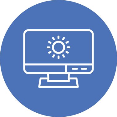 seo modern simgesinin vektör illüstrasyonu