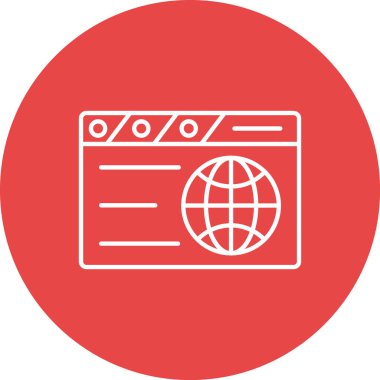 seo modern simgesinin vektör illüstrasyonu