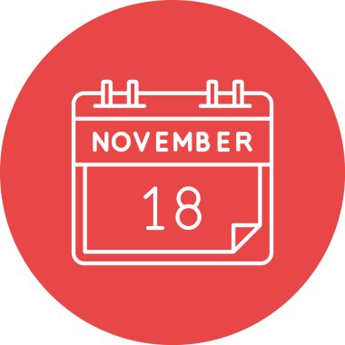 Kasım 'ın 19' u bir günlük takvimde.