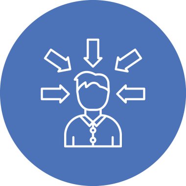 İş ve finans simgesinin vektör illüstrasyonu