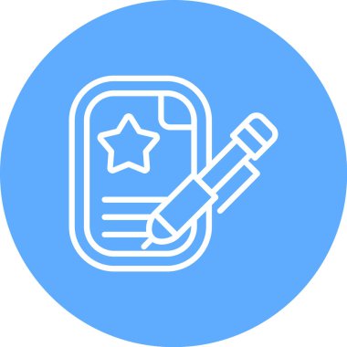 Yıldızın vektör illüstrasyonu