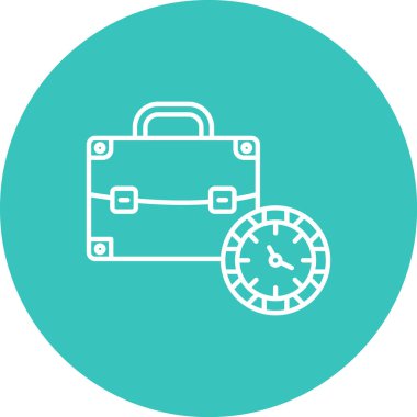 seyahat simgesi vektör çizimi