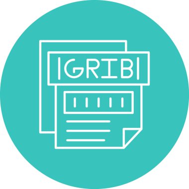 dosya biçimi simgesi, vektör illüstrasyonu