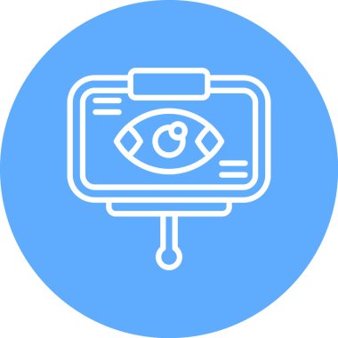 Göz simgesi vektör illüstrasyonu