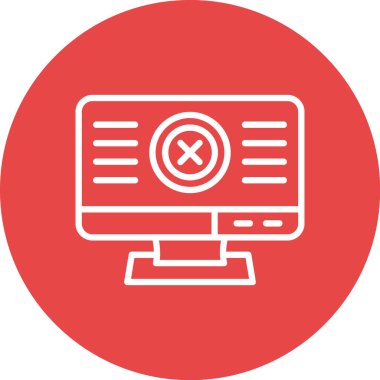 bilgisayar simgesi vektör illüstrasyonu