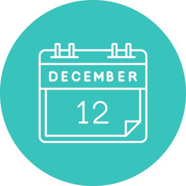 Tarih için takvimi olan illüstrasyon