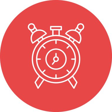 Saat simgesi vektör illüstrasyonu